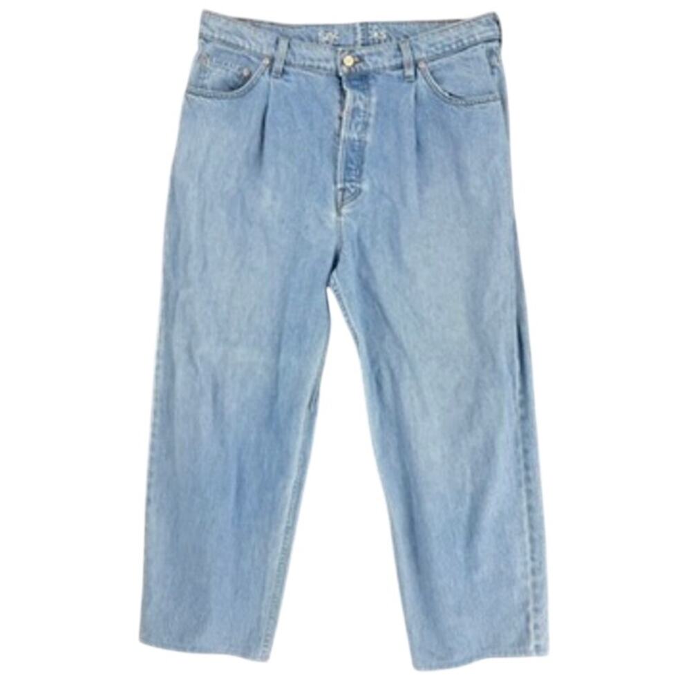 Mother Jeans Snacks Pleated Fun Dip 33 Cotton